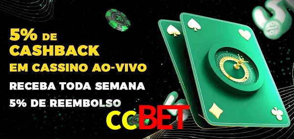 Promoções do cassino ao Vivo ccbet